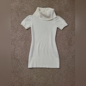 Take Out Ivory Cowl Neck Sweater